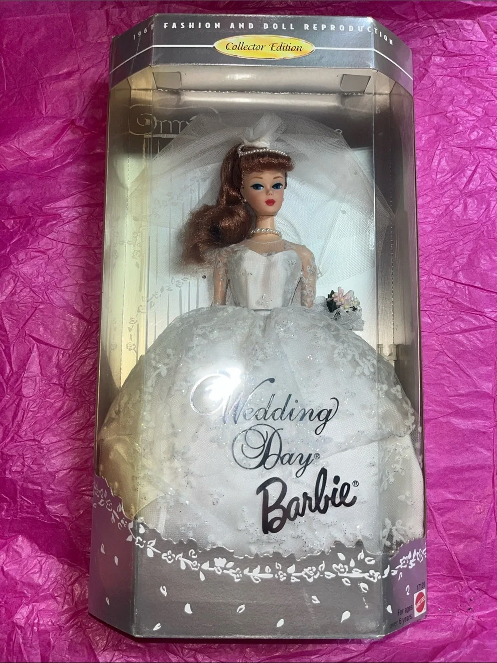 1996 Wedding Day Titian/Redhead Barbie Collector Edition (No. 17120) NRFB